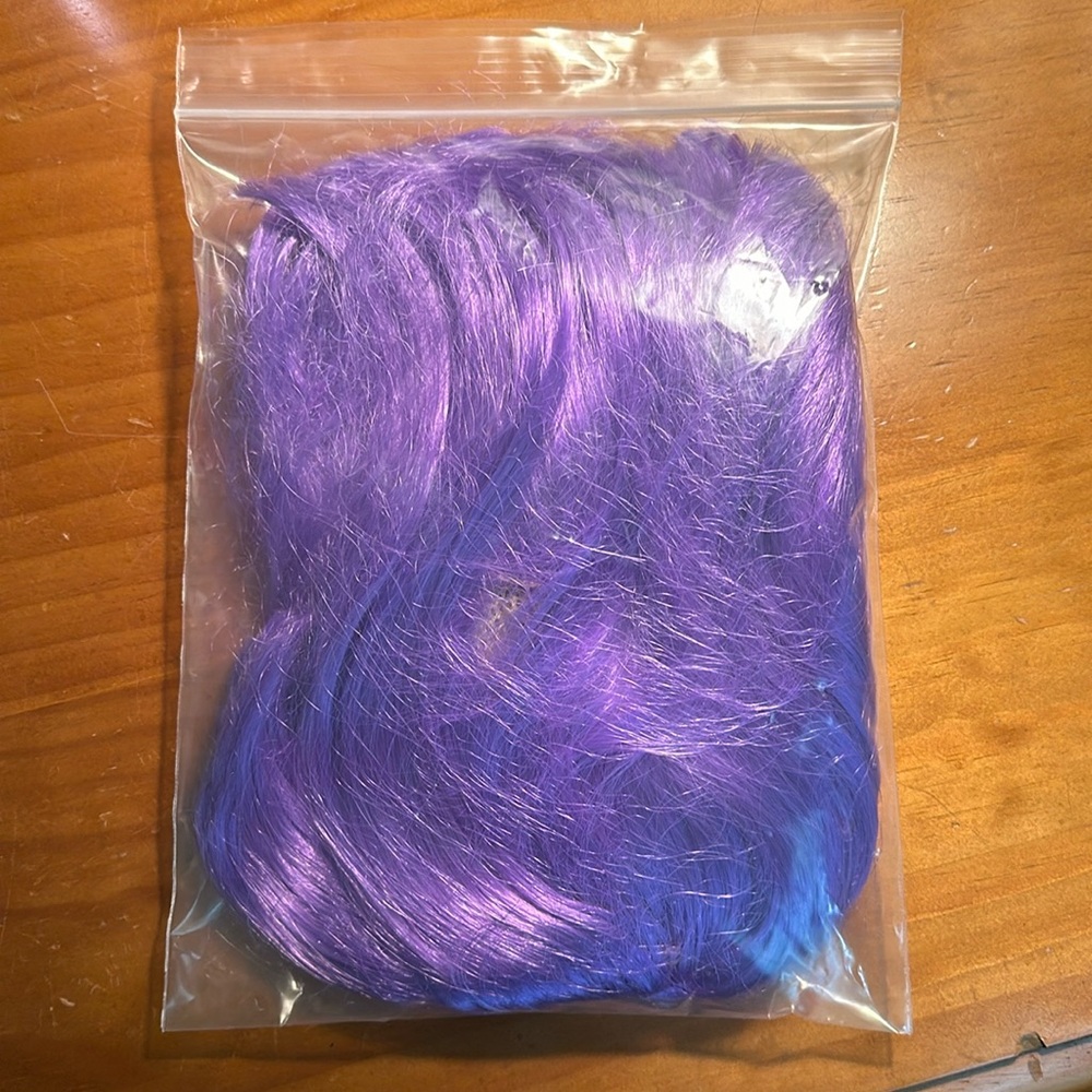 Purple bob wig